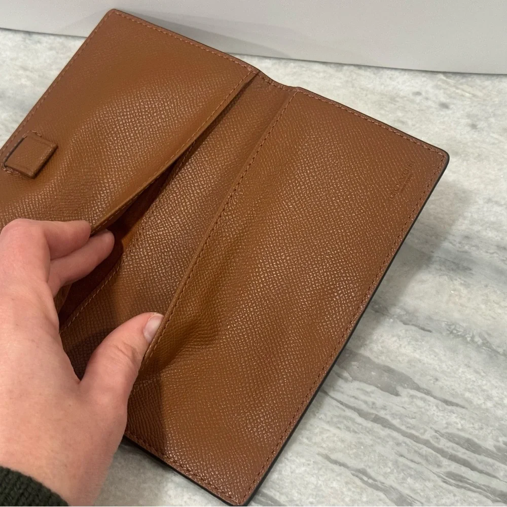 Coach Leather Checkbook Cover - Picture 5 of 5